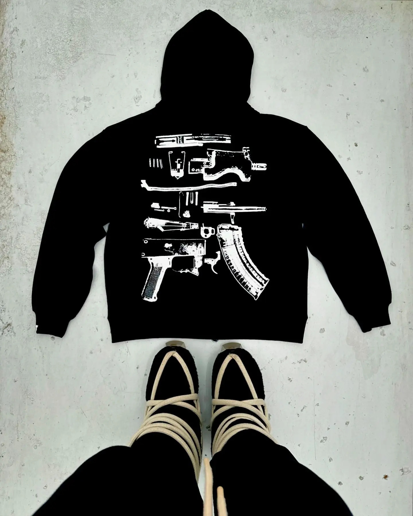 Harajuku hoodies women all cotton heavy material punk gothic oversized hoodie sweatshirts goth y2k tops streetwear men clothes 241031