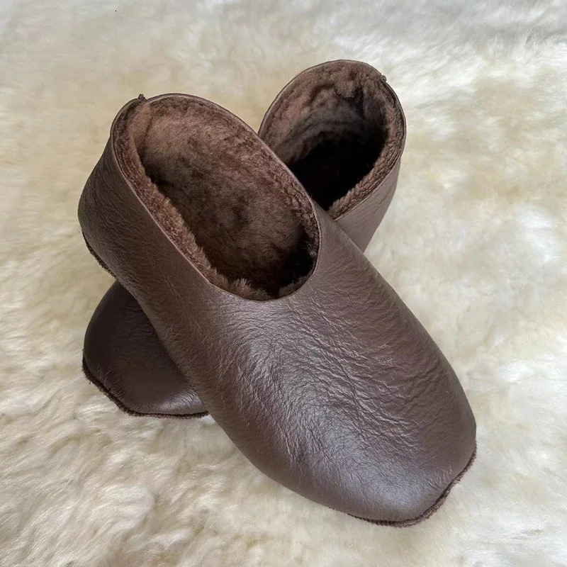 Sheepskin Soc,Plush Extra Thick Or Soc,Fur Integrated Cold And Moisture-Proof Wool Snow Shoes For Both Men&Women At Home