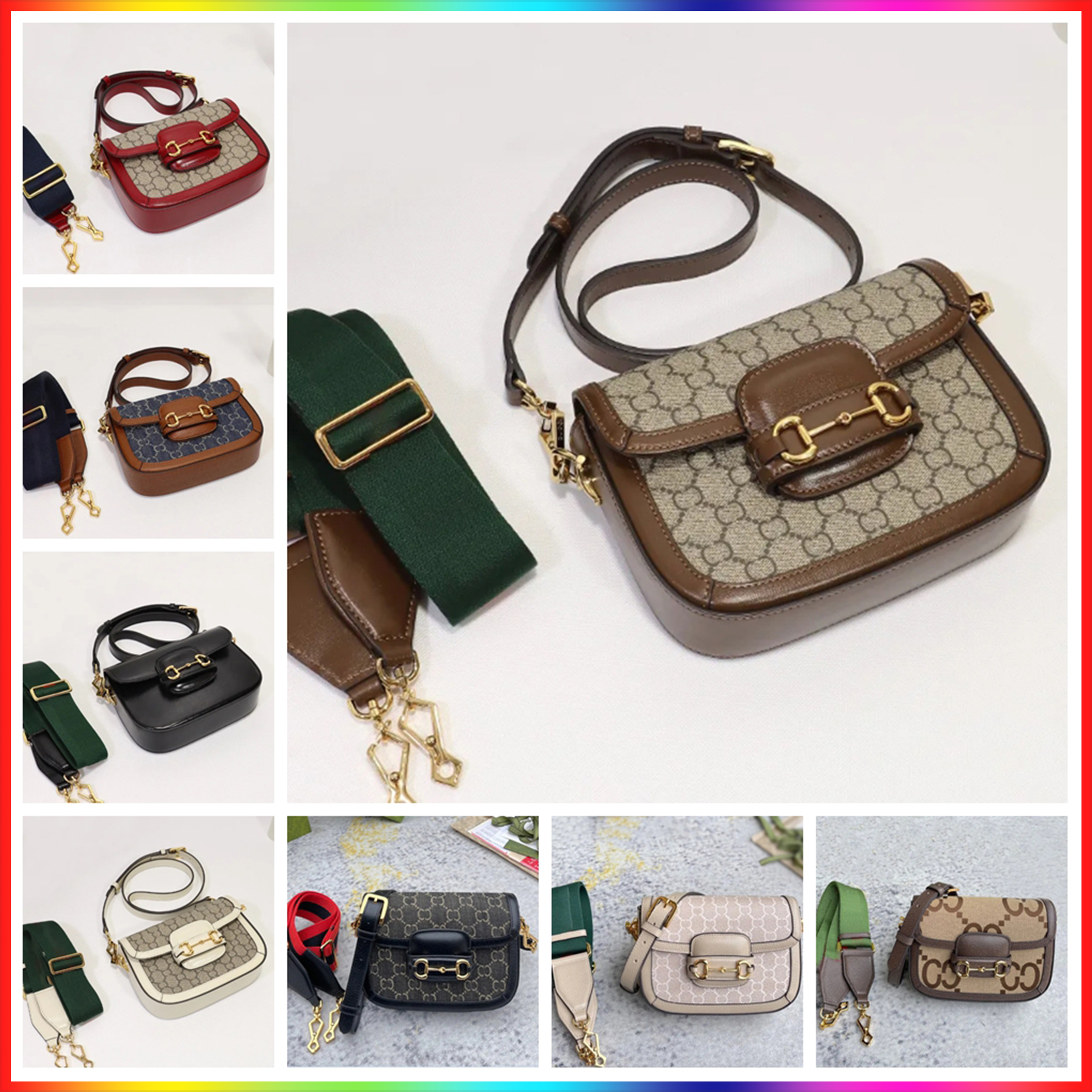 Hot New Designer Shoulder Bags 1955 Saddle Handbag Versatile Portable Cross Body Tote Bag 24ss Fashion Woman Bag Adjustable Shoulder Strap Messenger Bag