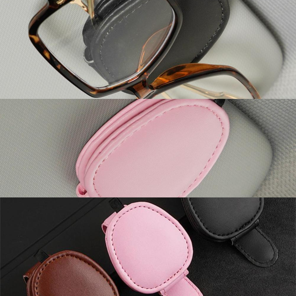 New Vehicle Sunshade Glasses Clip Multi Functional Car Sunglasses Holder For Safe And Organized Driving