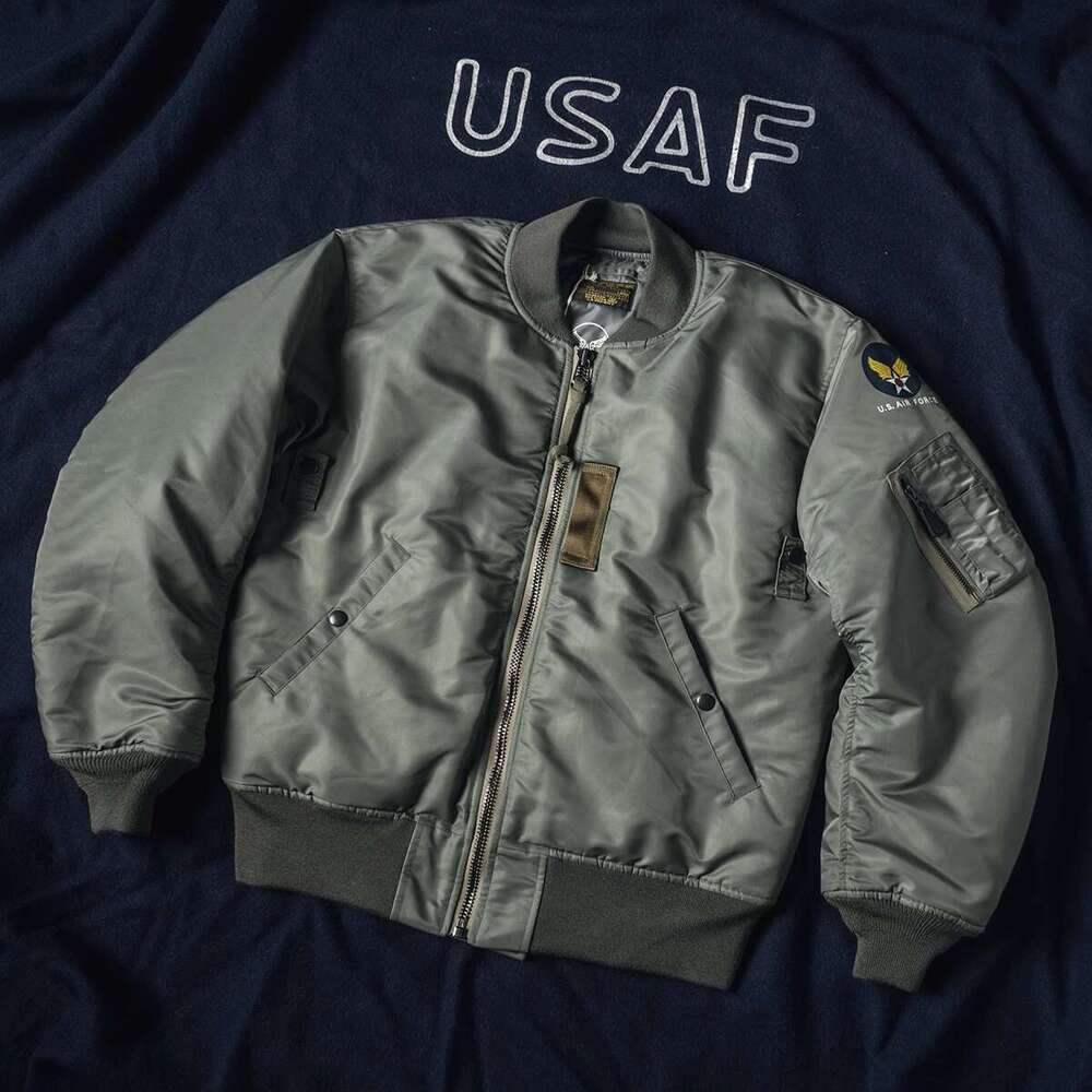 Bronson Ma-1 Bomber Flight Jacket Fall Winter Men's Military Coat Water Resistant
