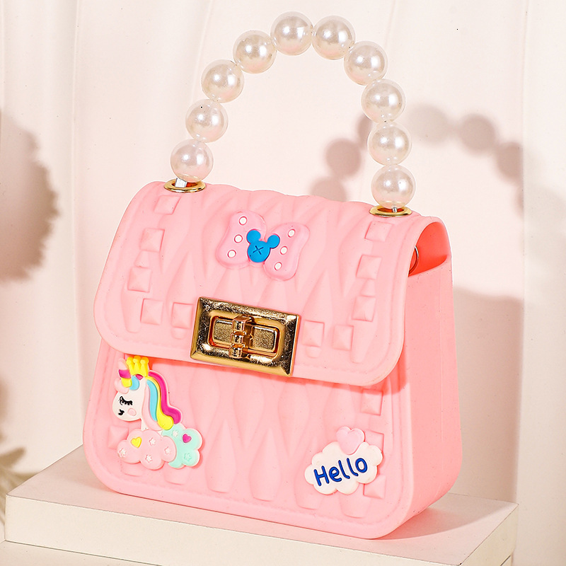 New Designer Mini Leaf shaped Jelly Silicone Strap Bag Handheld Wallet