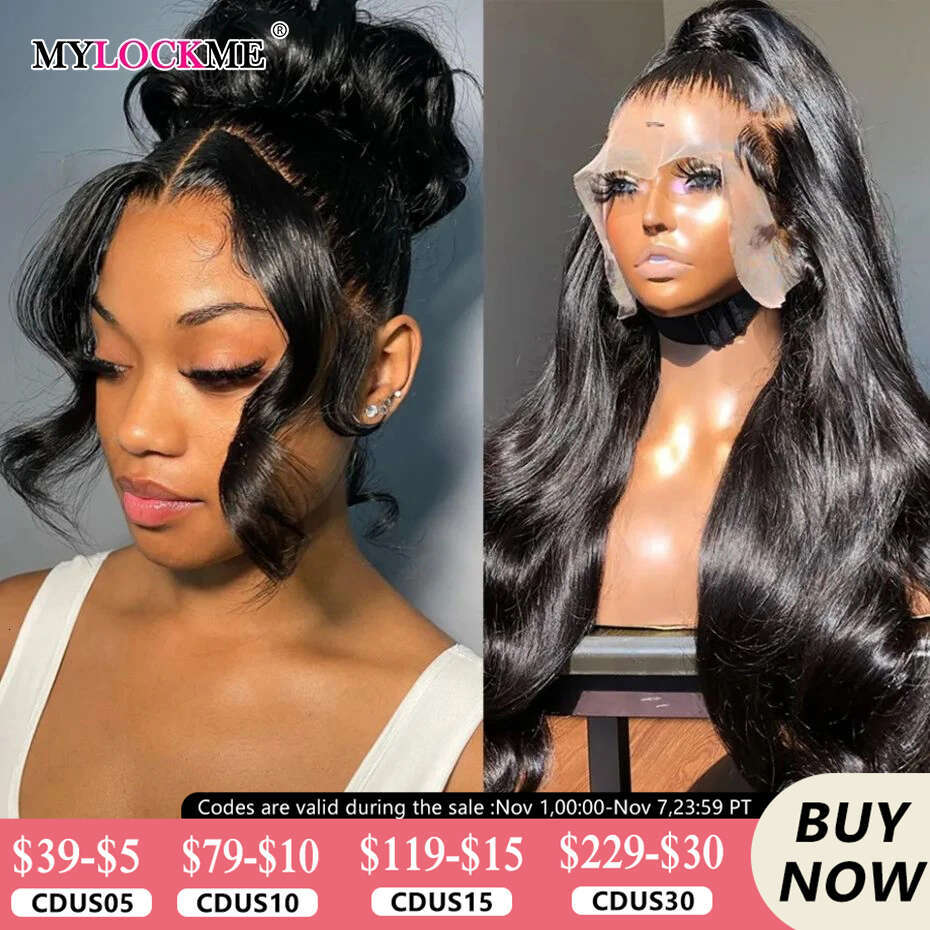 360 Full Body Wave 13X4 Transparent HD Front Wigs Human Hair For Women Brazilian Remy Lace Closure Wig