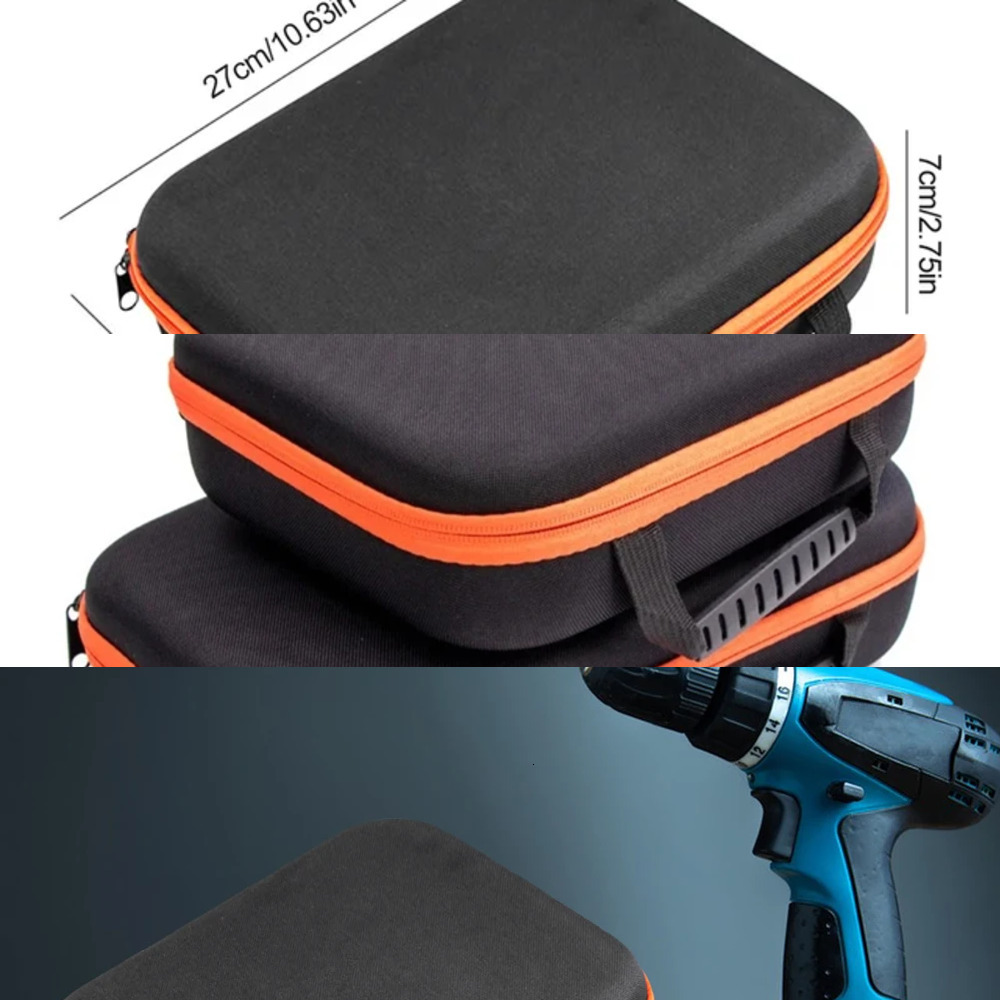 New Portable Oxford Cloth EVA Tool Box Waterproof Shockproof Large Capacity Tools Bag For Electric Drill Hardware