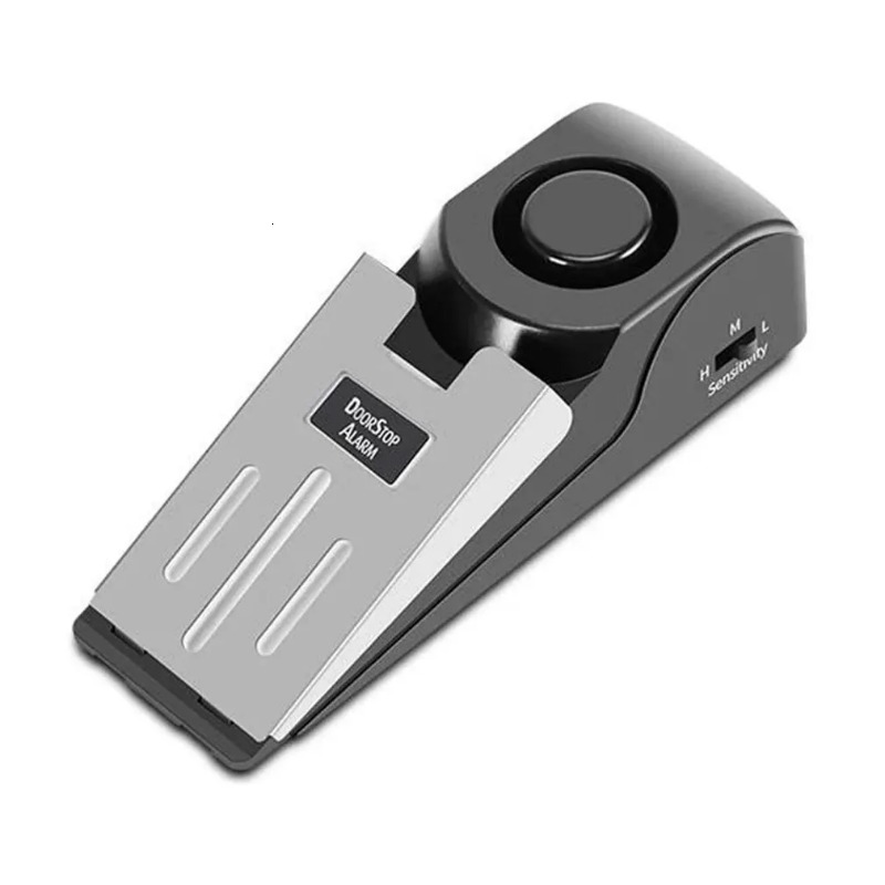 New Door Stop Home Security System Burglar Alarm Alert 120Db Travel Wireless Vibration Household Wedge Shaped Stopper