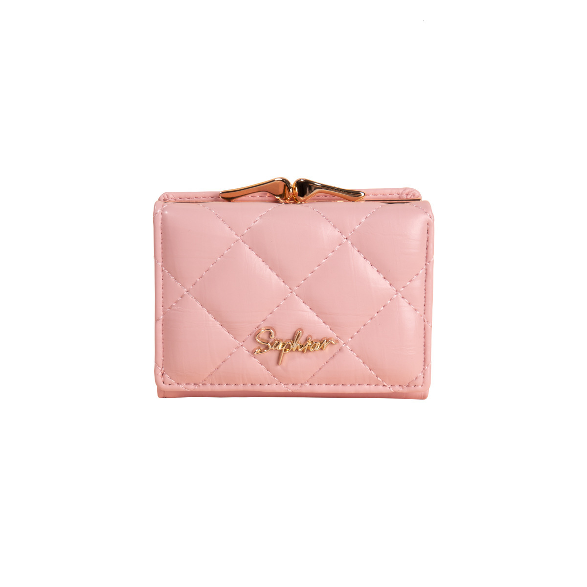 New designer embroidered plaid wallet for women, lightweight ins coin wallet, pu fashion card bag