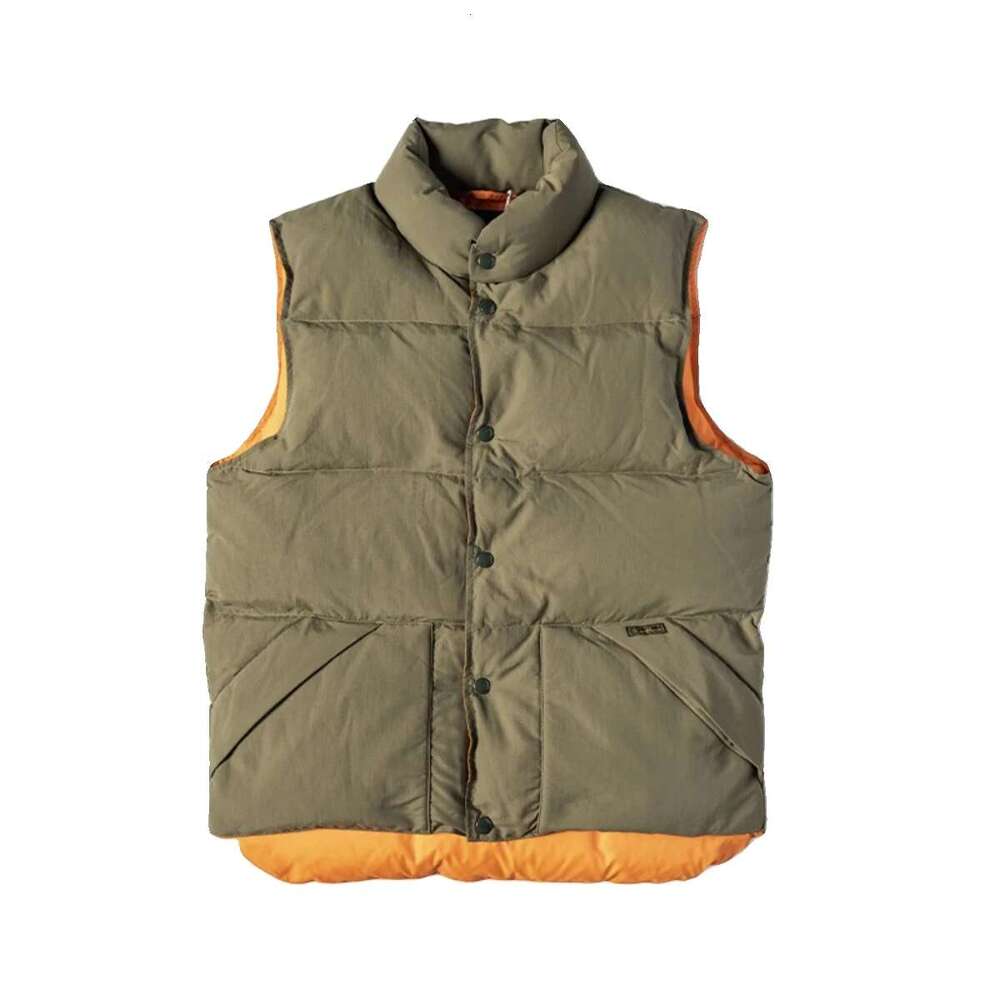 Red Bronson Trail Down Vest Retro-Inspired Men's Water-Resistant Puffer Waistcoat