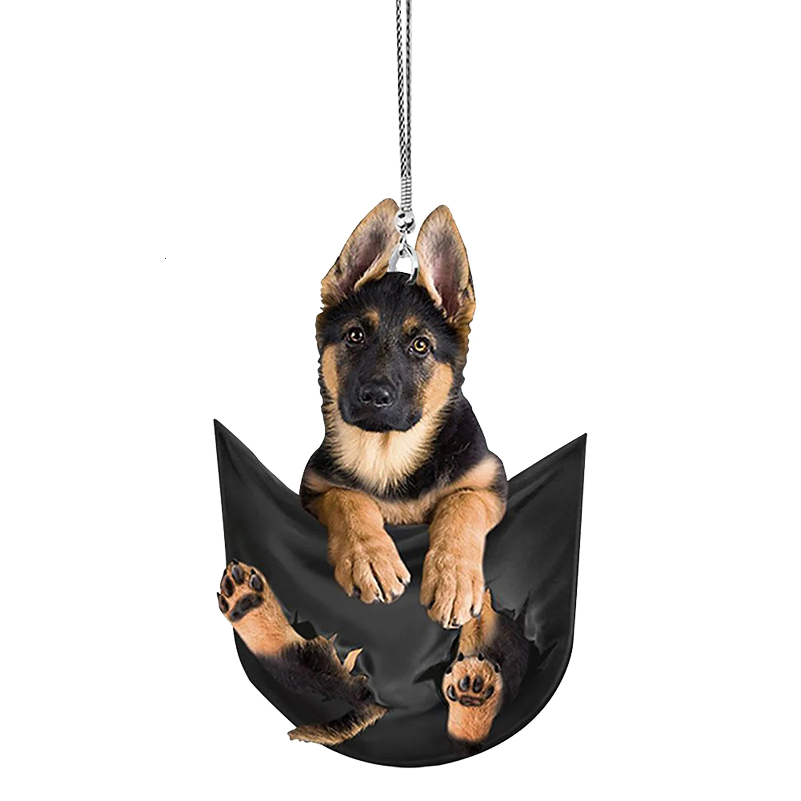 New Pendant Practical Interior Ornament Mini Puppy Shape Hanging Toy Gift Car Decoration Accessories