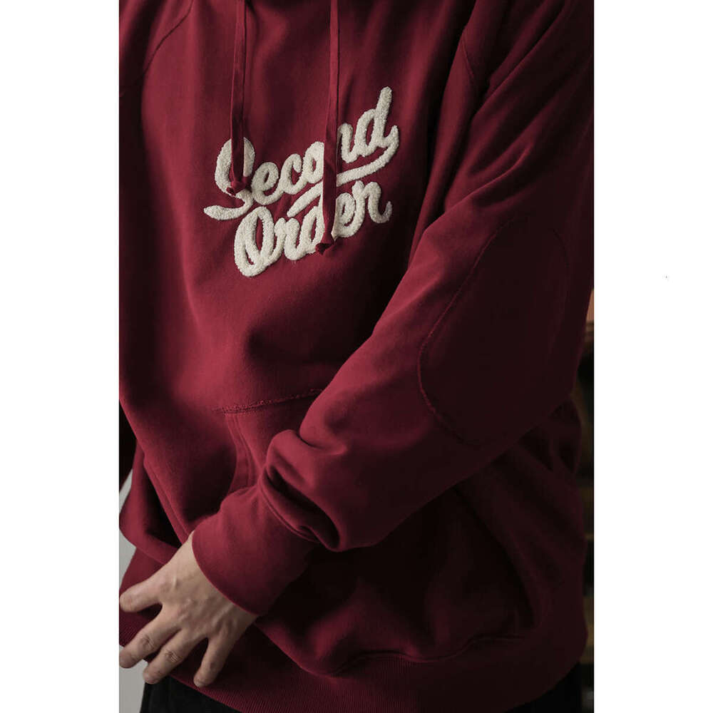 Second Order Sweat Parka American Casual Cotton Fleece Hoodies Oversize Fit