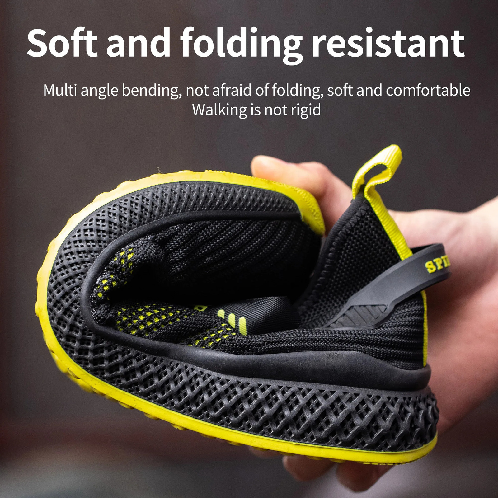 Steel Toe Safety Shoes for Men Women Lightweight Work Sneakers Puncture Proof Work Shoes Unisex Coustruction Safety Work Boots 241031