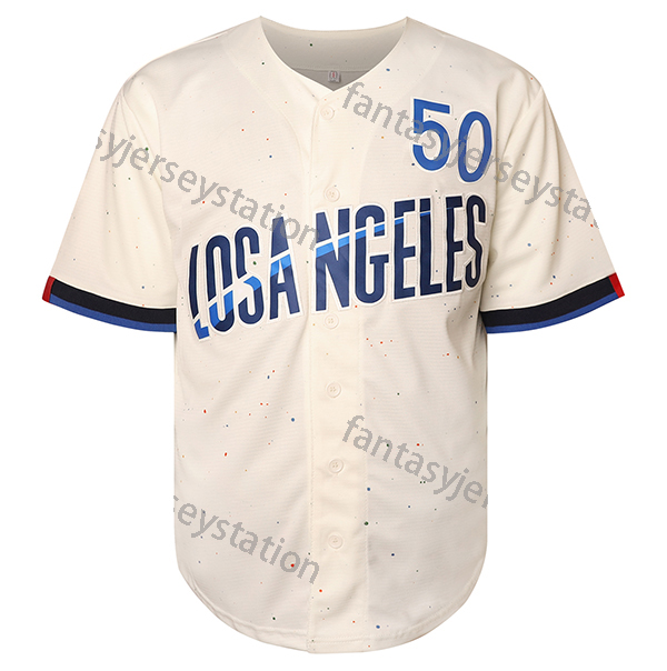 #17 Men's Shohei Relaxed Ohtani 100% Polyester V-Neck Sportswear with Slight Stretch, Summer Baseball Jersey for Party In Stock S-3XL