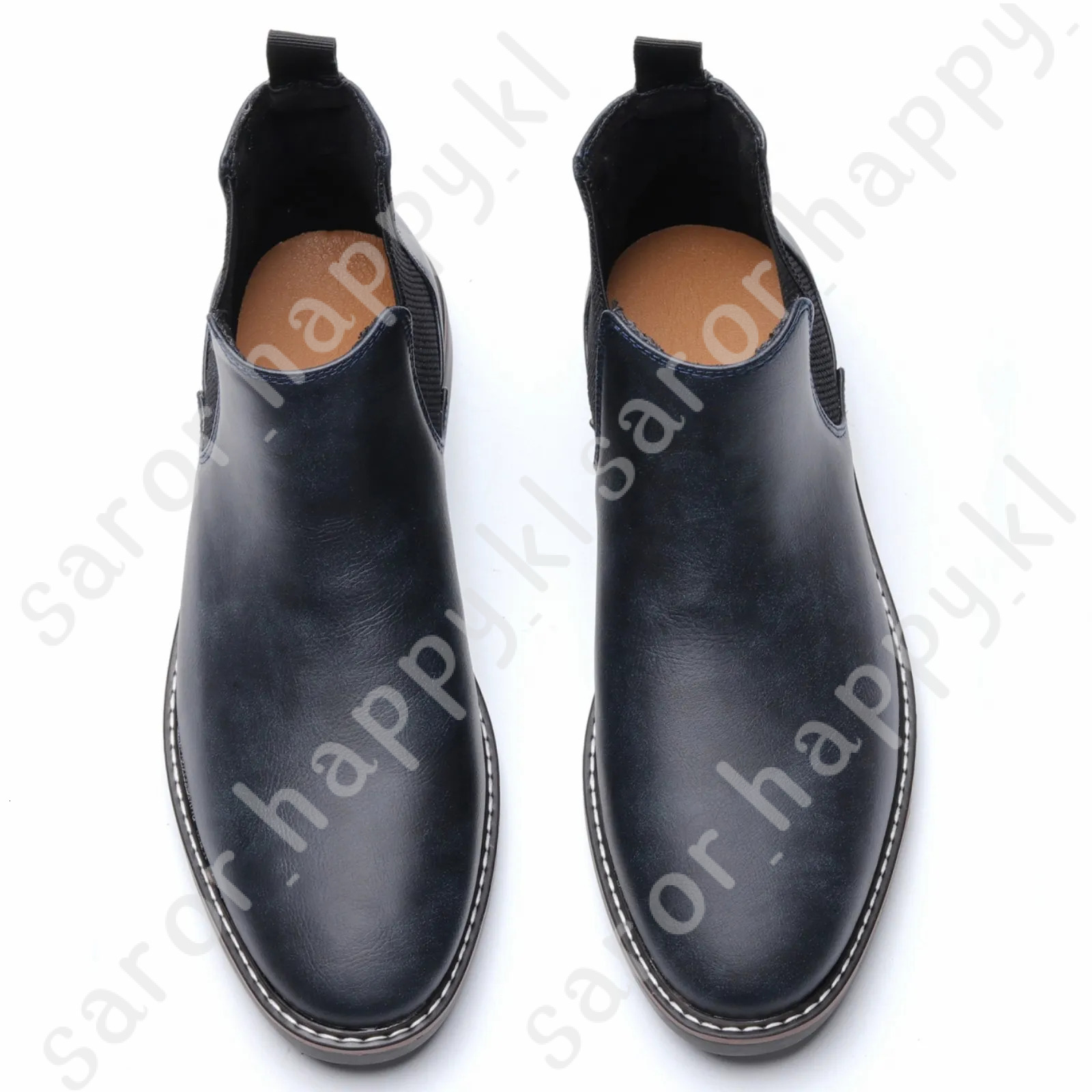 2024 Retro Chelsea Boots Men Brand Comfortable Fashion Leather Ankle Men Boots 566