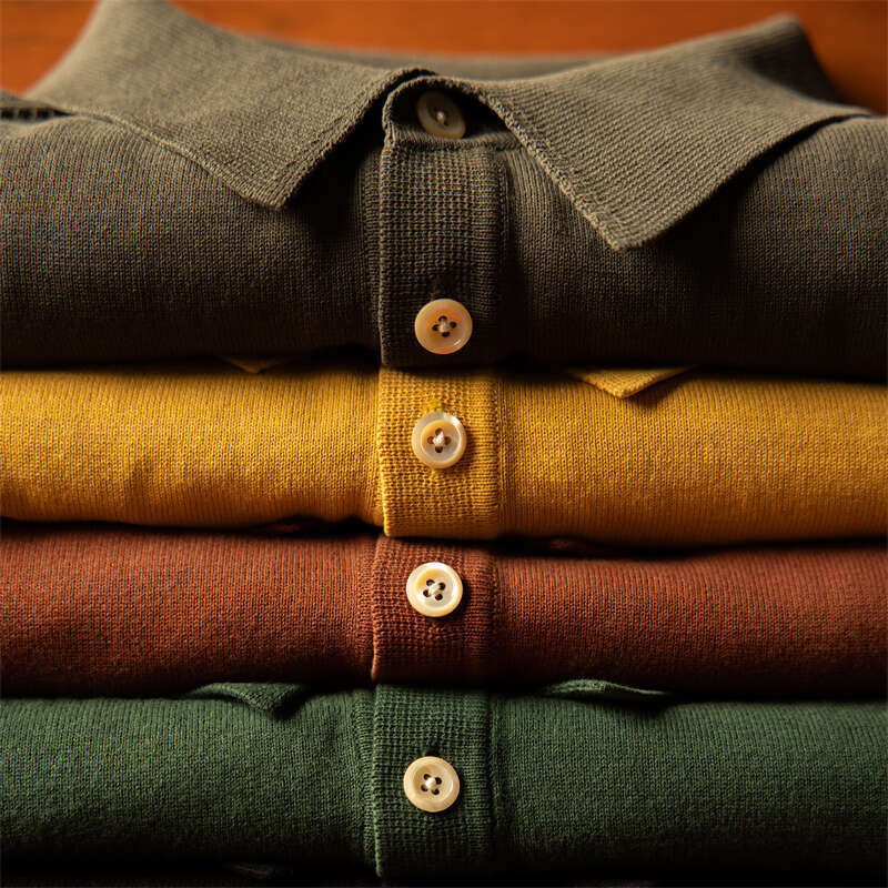 Red Tornado Casual Polo Shirt Vintage Fashion Men's Short Sleeve Cotton T-Shirt