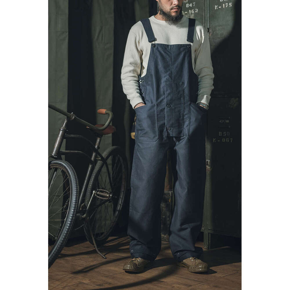 Bronson Deck Overalls Jungle Cloth Vintage-Inspired Pants Naval Workwear Coveralls