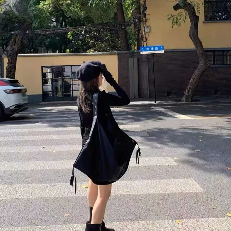 Large Capacity 2024 Unisex Niche Design Lazy Dumpg Street Trend Fashion One Shoulder Underarm Bag