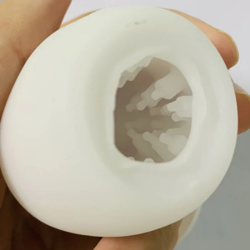 masturbator Male Pocket Vagina Masturbation Eggs Portable Stimulating Penis Massager Silicone Stretchable Masturbator Adult Sex Toys For Men