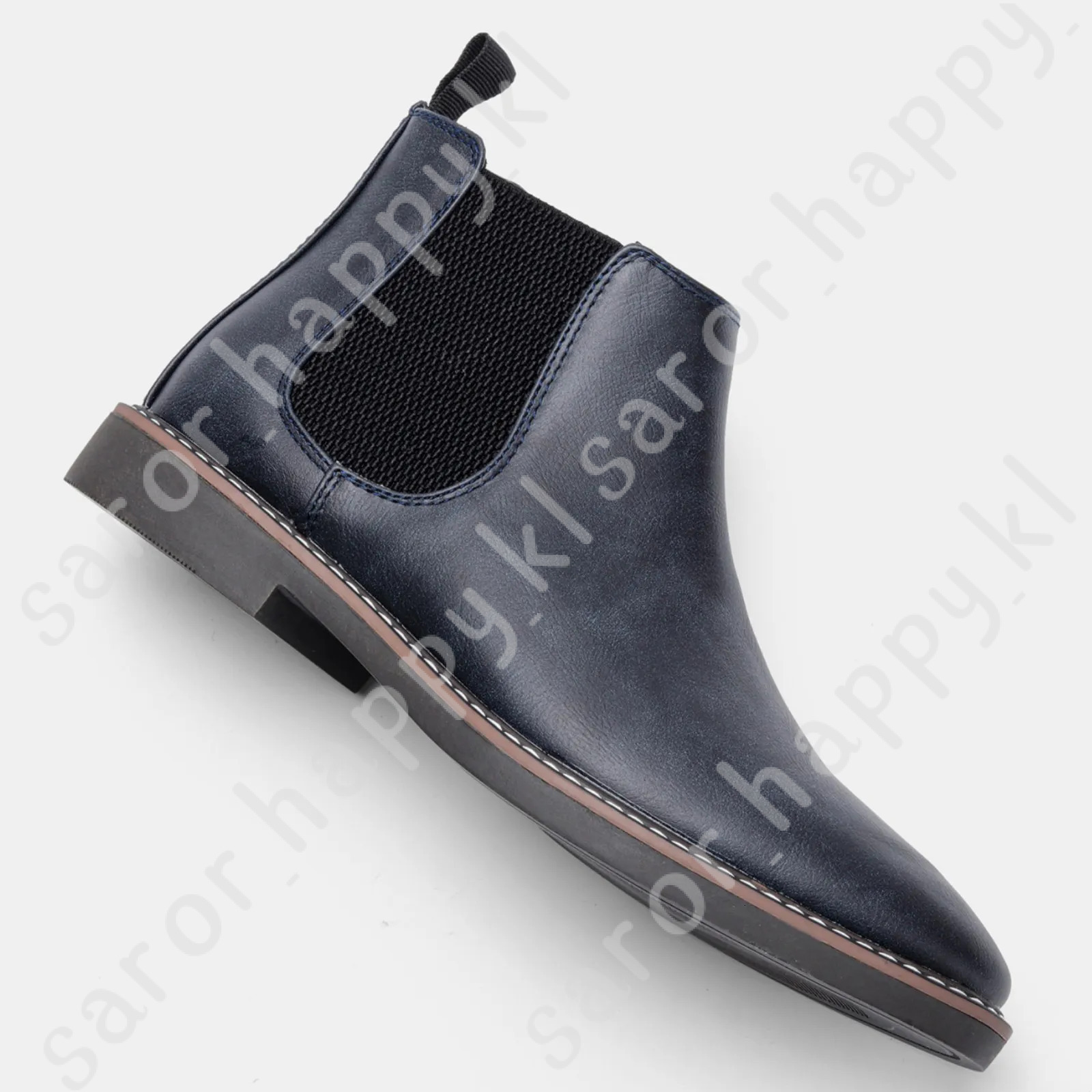 2024 Retro Chelsea Boots Men Brand Comfortable Fashion Leather Ankle Men Boots 513