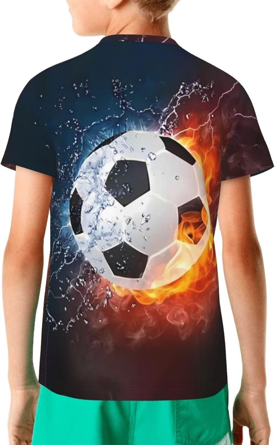 Mens T shirt Mens T shirt Boys Girls 3D Graphic Shirts Cool Crewneck T-Shirt Unisex Short Sleeve Top Tees 6-16 Years tee Casual tops summer clothes te