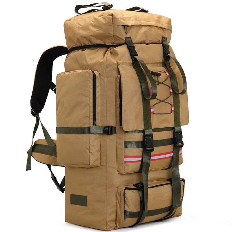 130L Extra Large Outdoor Mountaineering Hiking Backpack Camping Lage Bag For Men And Women