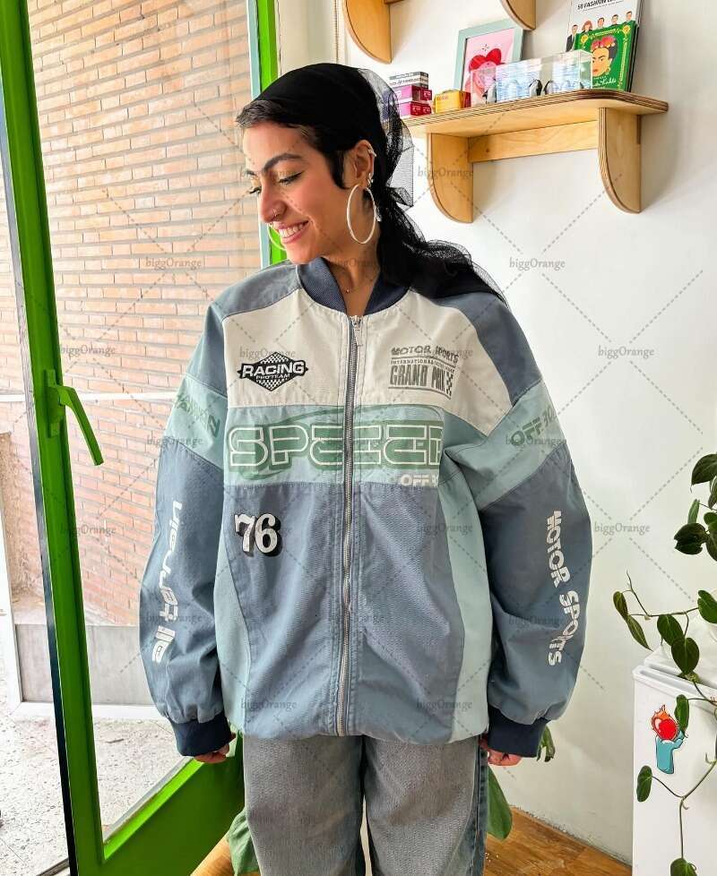 New American Y2k High Haruku Jacket 2024 Personalized Hip-Hop Street Baseball Uniform Couple Loose And Versatile Coat