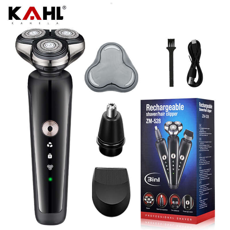 Factory best sell Men Grooming Set 3 in 1 Multifunction Waterproof Shaver USB Rechargeable Electric Razor