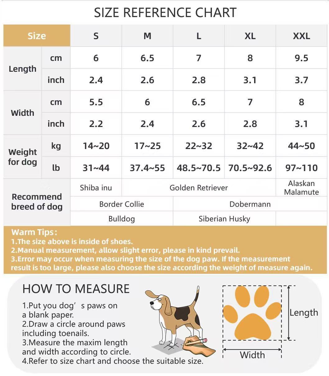 Small, medium, and large dog shoes that can't run off, soft soled walking pet shoes for outdoor walking, anti dirty dog foot covers