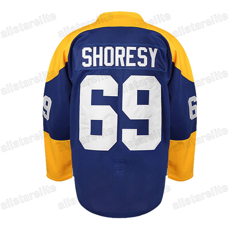 69 Shore SudBery Blueberry Mens Ice Hockey Jerseys Embroidered Details Black Blue Red In Stock Fast Shipping S-XXXL
