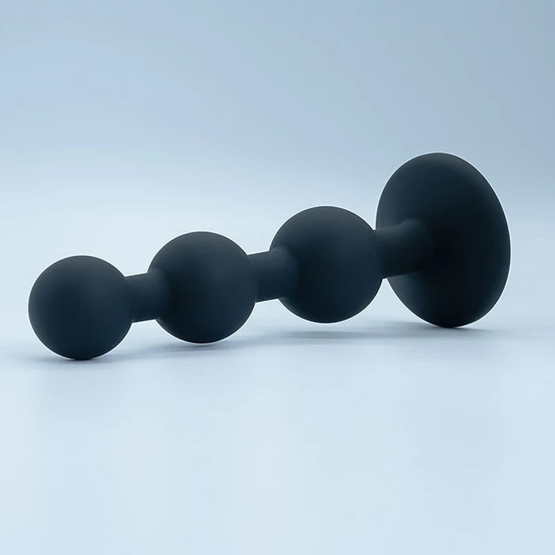 Black Silicone 3 Ball Anal Beads Sex Anal Plug Crystal Base Butt Plug Analplug But Plug Anal Trainer Toys Sex Toys For Woman 241031