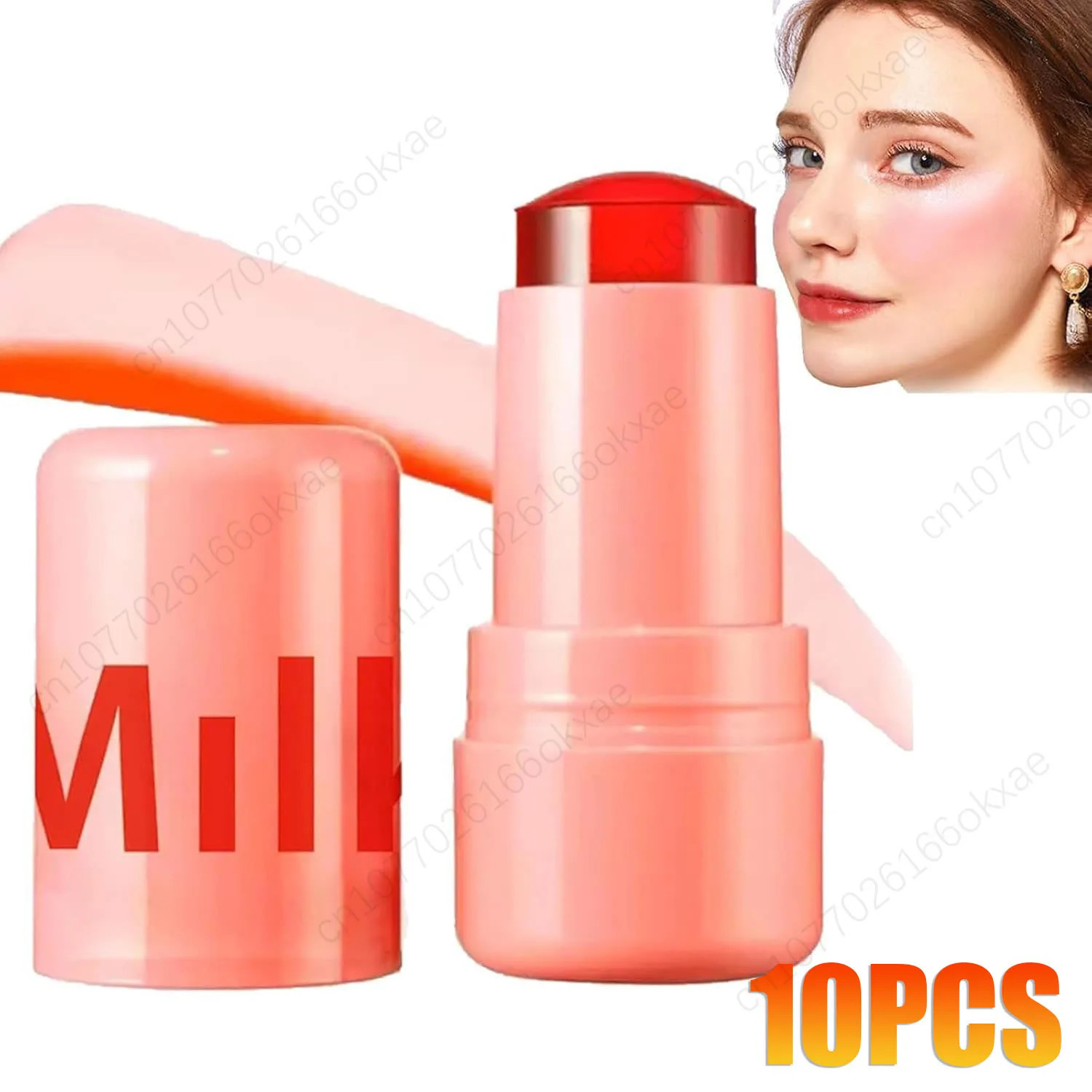 Original Milk Makeup Blush Stick Lip Tinted Cooling Water Jelly Tint Jelly Blush Stick Watercolor Multi-Use Matte Blush Makeup 241031