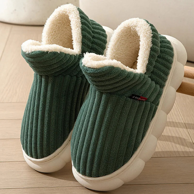 Neutral winter home warmth slider womens indoor fur slider high-end comfort outdoor waterproof slider mens boots 241031