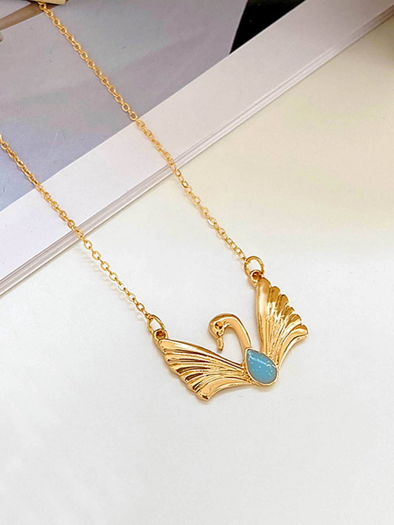 Elegant Swans Necklace from Barbie Princess Collection for Ladies