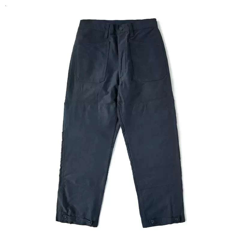 Red Bronson Modified N-1 Deck Overalls Vintage Workwear Pants Men Casual Trousers