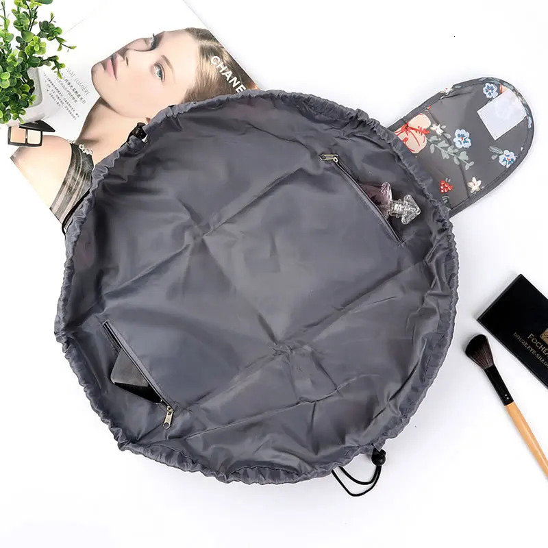 Fashion cosmetics storage bag womens travel portable makeup bag toilet beauty box organizer waterproof drawstring makeup bag 241031
