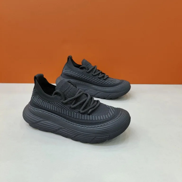 2025 New Man Sneakers Summer Black Weaving Breathable Mesh Atos Hommes Casual Quick-dry Soft Sole Men's Sport Shoes Outdoor