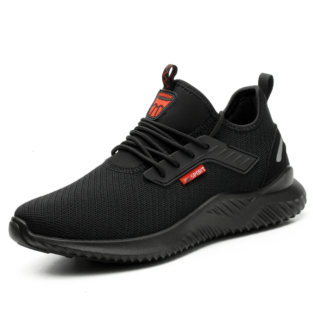 Work Safety Shoes Anti-Smashing Steel Toe Puncture Proof Construction Lightweight Breathable Sneakers shoes Men Women is Light 241031