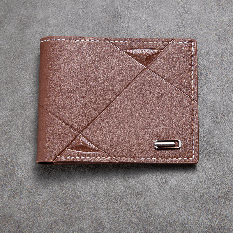 New designer hot selling zero function RFID business casual men's wallet large capacity fashionable waterproof card bag