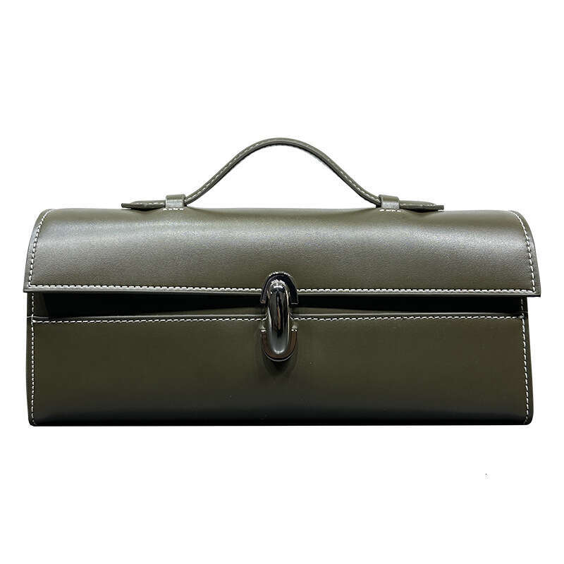 Chic Calfskin Handbag: Retro Style Genuine Leather Handheld Bag hot for Women