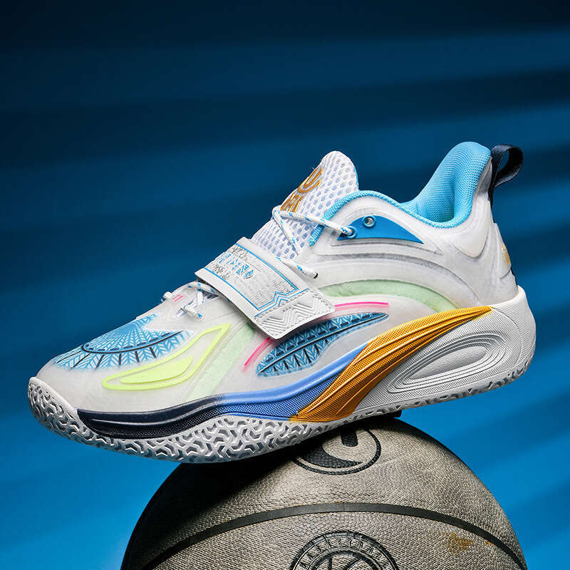 Kaleidoscope Design Irving 1 Nightlight Edition Basketball Footwear with High Traction MD Rubber Outsoles