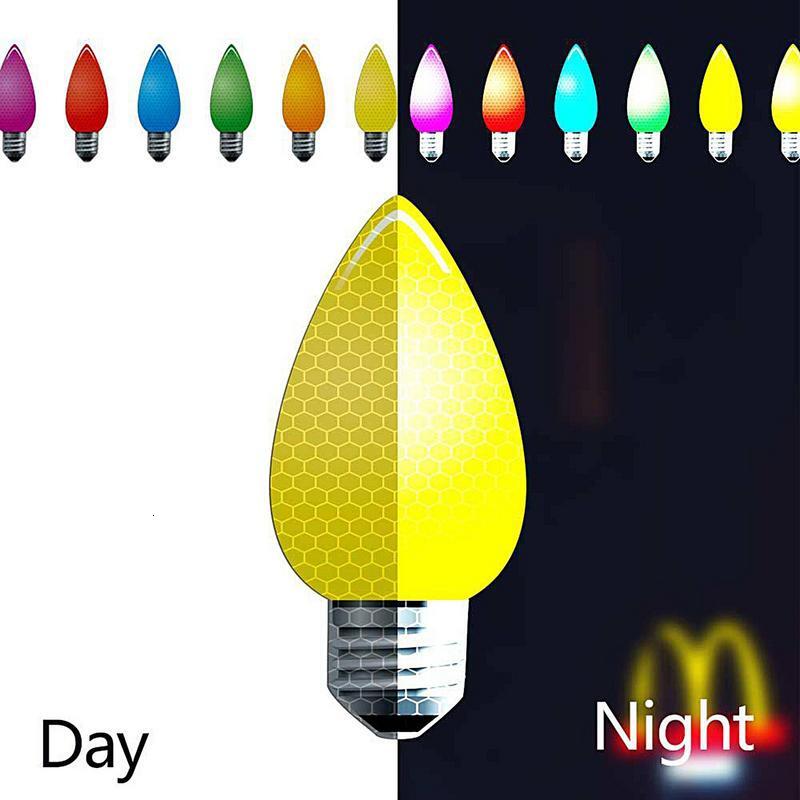 New Magnet For Reflective Light Stickers 6 Bright Colors Car Refrigerator Decorations Christmas Decals