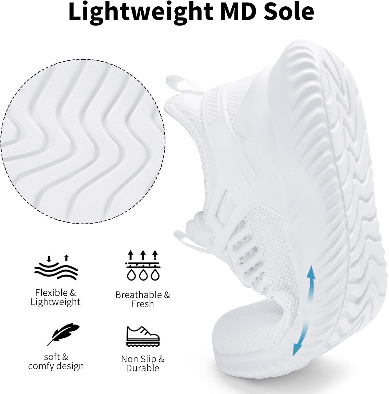 Men S Walking Shoes Sneakers Slip On Memory Foam Running Tennis Suitable For Sports Exercise Gym Indoor And Outdoor Lightweight Breathable Leisure