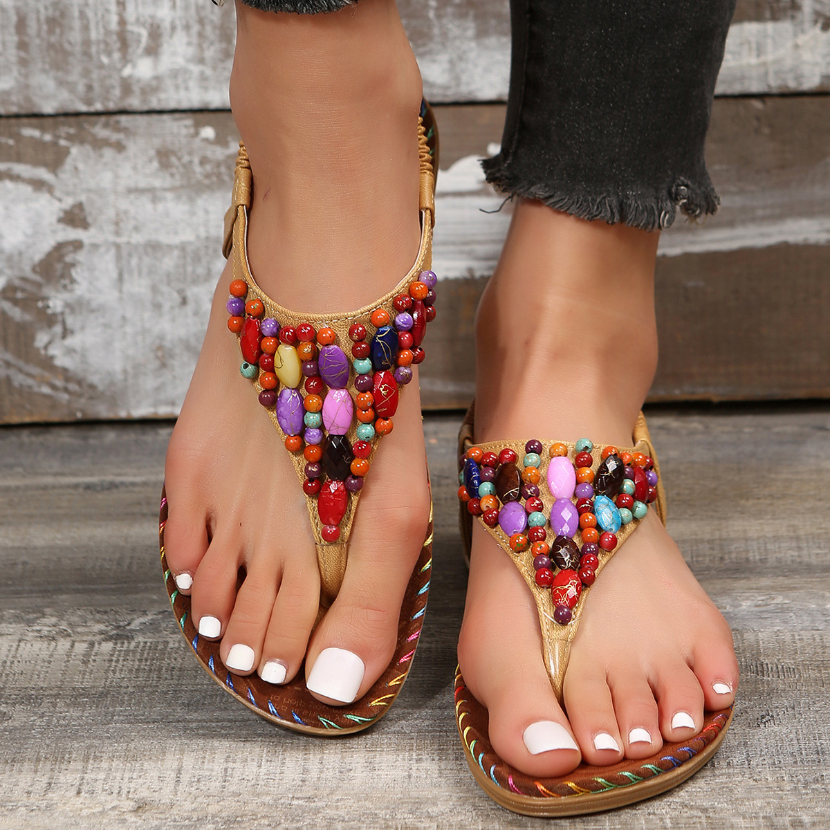 Women Beach Woven Hollow Sandals Women Casual Clip Sandals Summer Dress Femme Slides sliders Outdoor fashion casual women's shoes