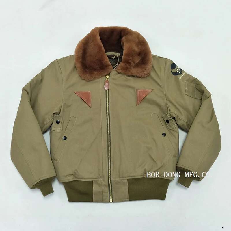 BOB DONG Type B-15A Flying 95% Wool Ing Vintage Aviator Jacket B15 B10