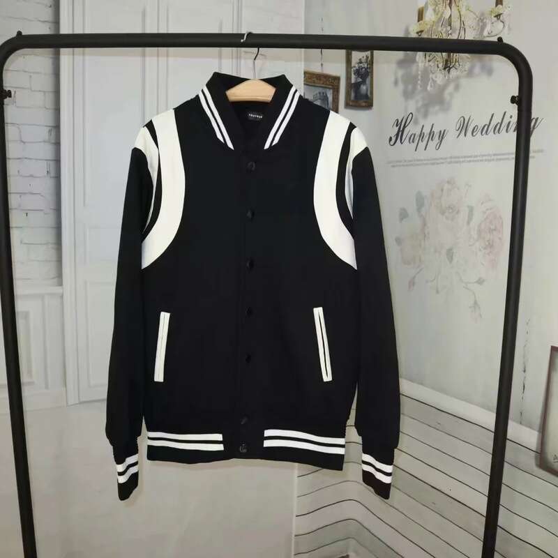 Supzoom 2023 New Arrival Top Fashion Rib Sleeve Autumn And Winter Spliced Short Casual Baseball Uniform Coat Bomber Jacket Men
