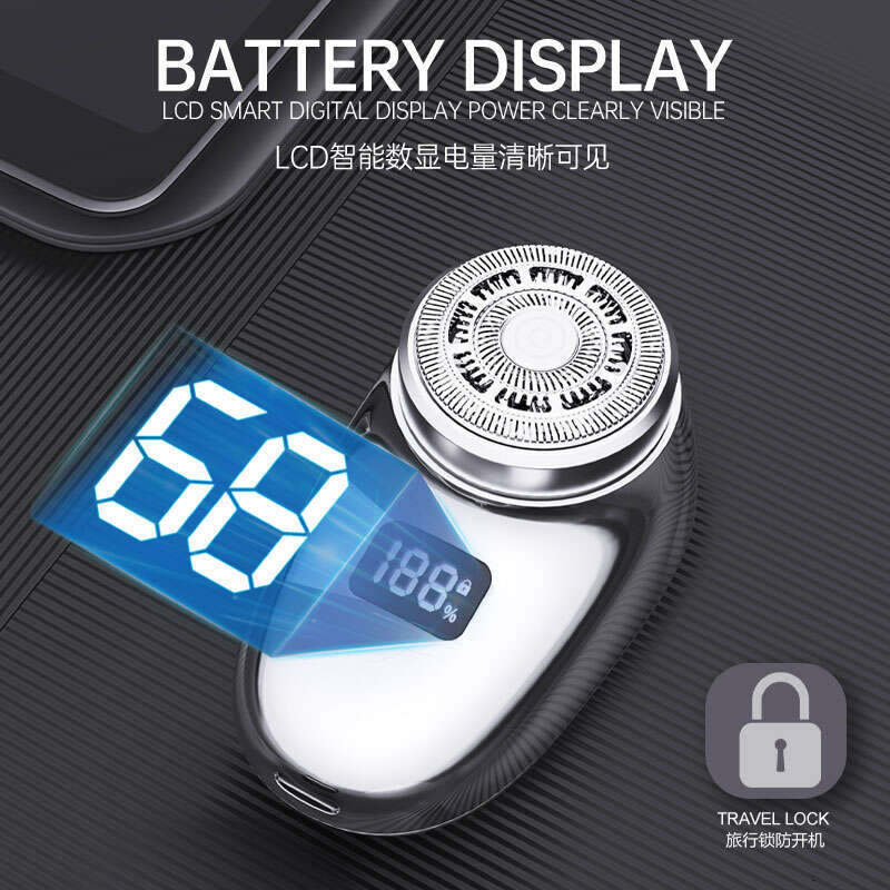 Wholesale Men's Mini Electric Full Body Waterproof USB Rechargeable Portable Wet/Dry Shaver Beards Face Car