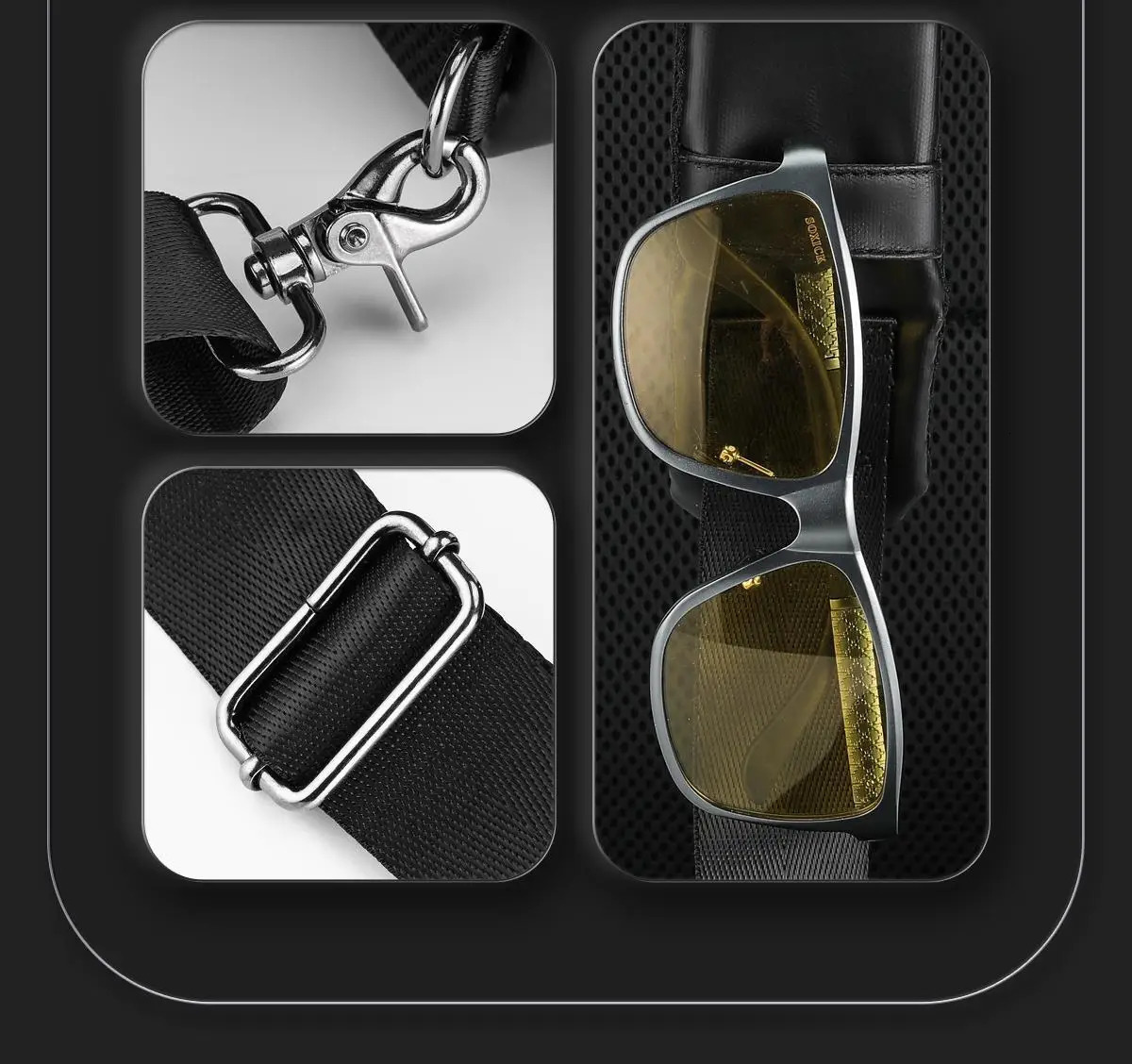 Young Mens Chest Bag Crossbody Casual Waterproof Oxford Cloth Small Backpack Highcapacity Personalized Trendy Shoulder 241029