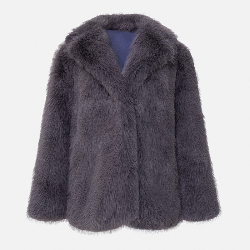Women's Fur Advanced and environmentally friendly faux fur short coat