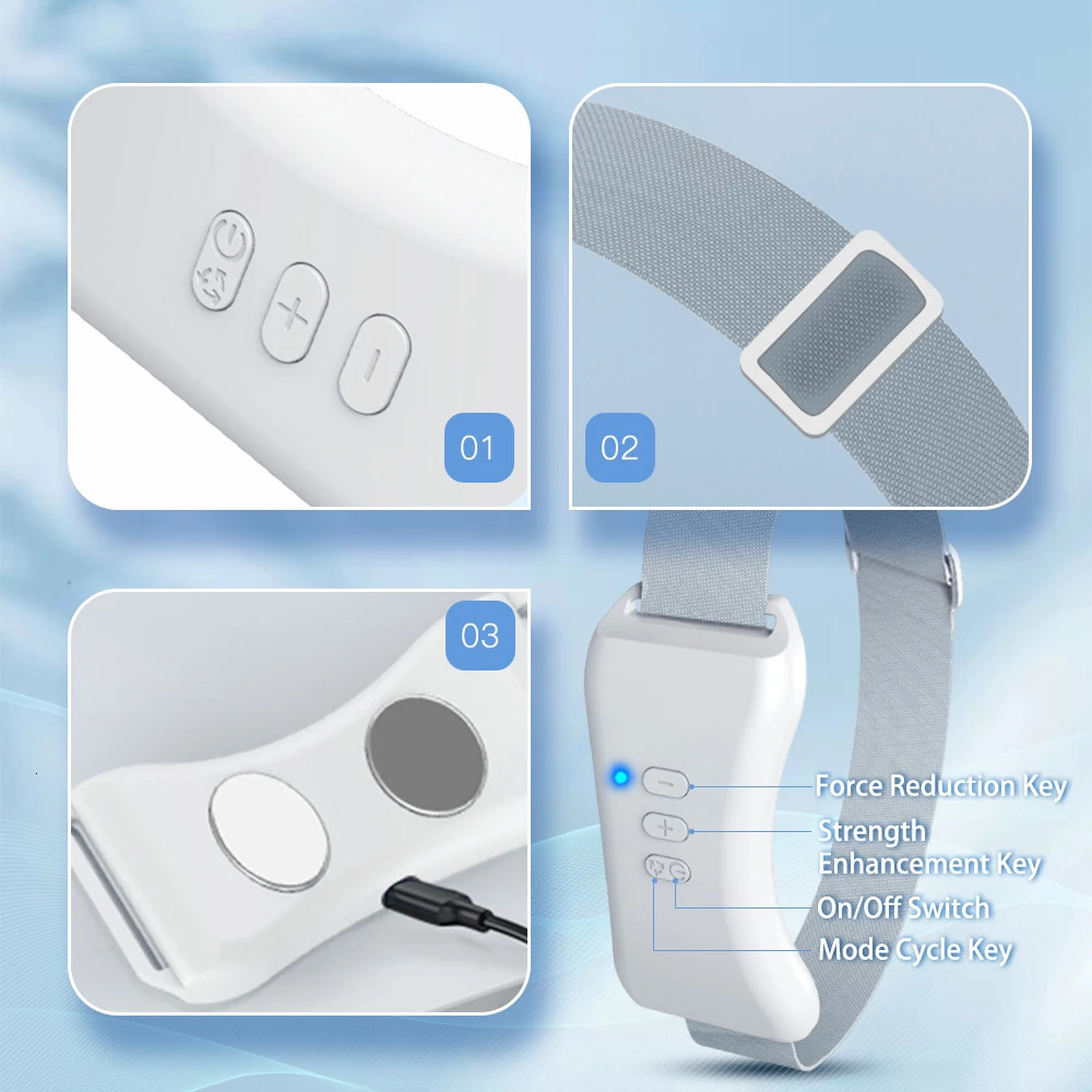 Vibration Chin-Up V Face Massager for Face EMS Facial Lifter Beauty Device Double Chin Remover V-Line Up Facelift Shaper Belt 241031