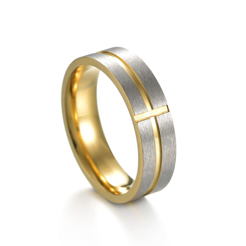 Top Quality Titanium Steel Cross Ring for Men Women Simple Design Popular Style Christian Rings Party Festival Jewelry Accessories Gift Factory Price