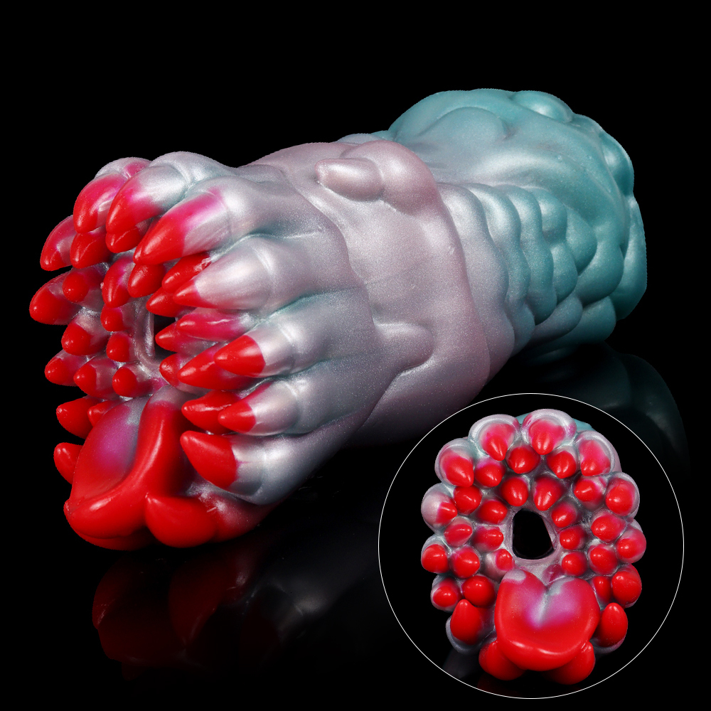 masturbator NNSX Realistic Male Masturbator Pocket Pussy Sex Toys for Men Silicone Artificial Flower/Monster Men Stroker Anal Adult Sex Toys