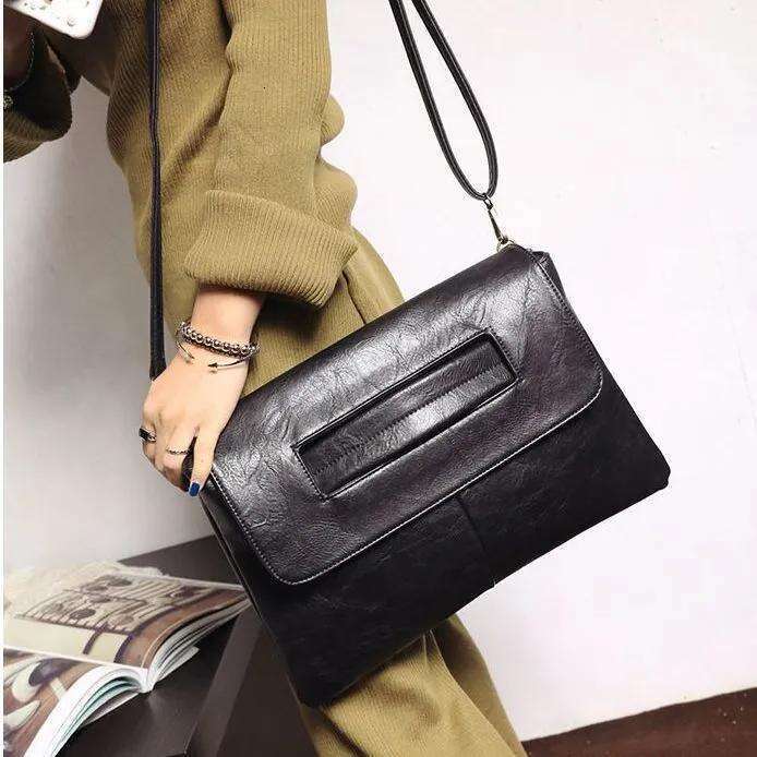 Crossbody Lightweight PU Bag: Spacious Single-Shoulder Handbag for Daily Essentials 4